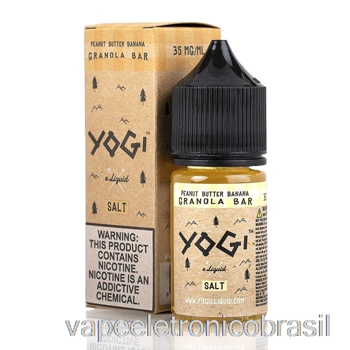 Vape Vaporesso Barra De Granola De Banana Com Manteiga De Amendoim - E-líquido De Sais De Iogue - 30ml 50mg Promo